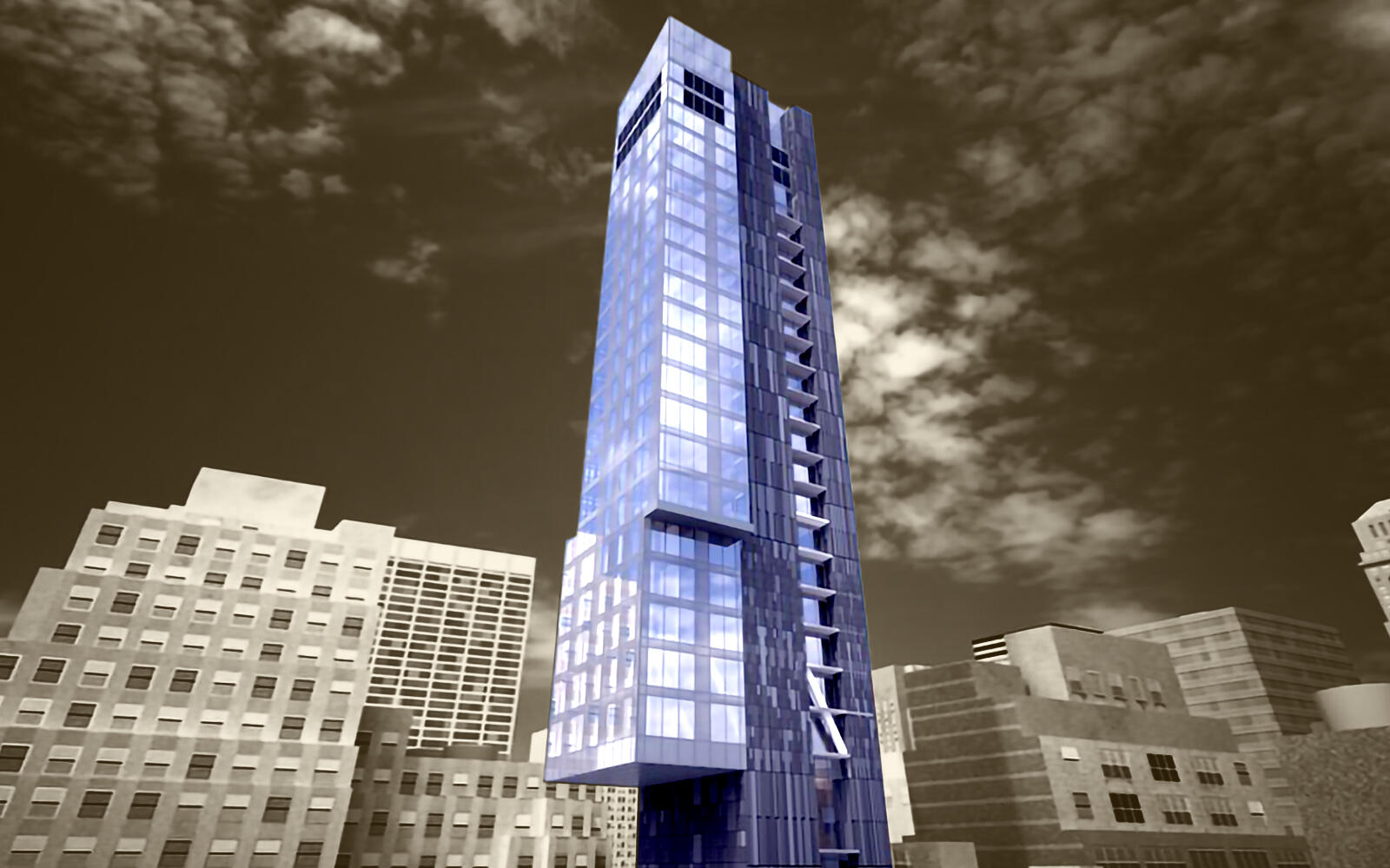 Rendering of H Hotel (Peter Poon Architects)