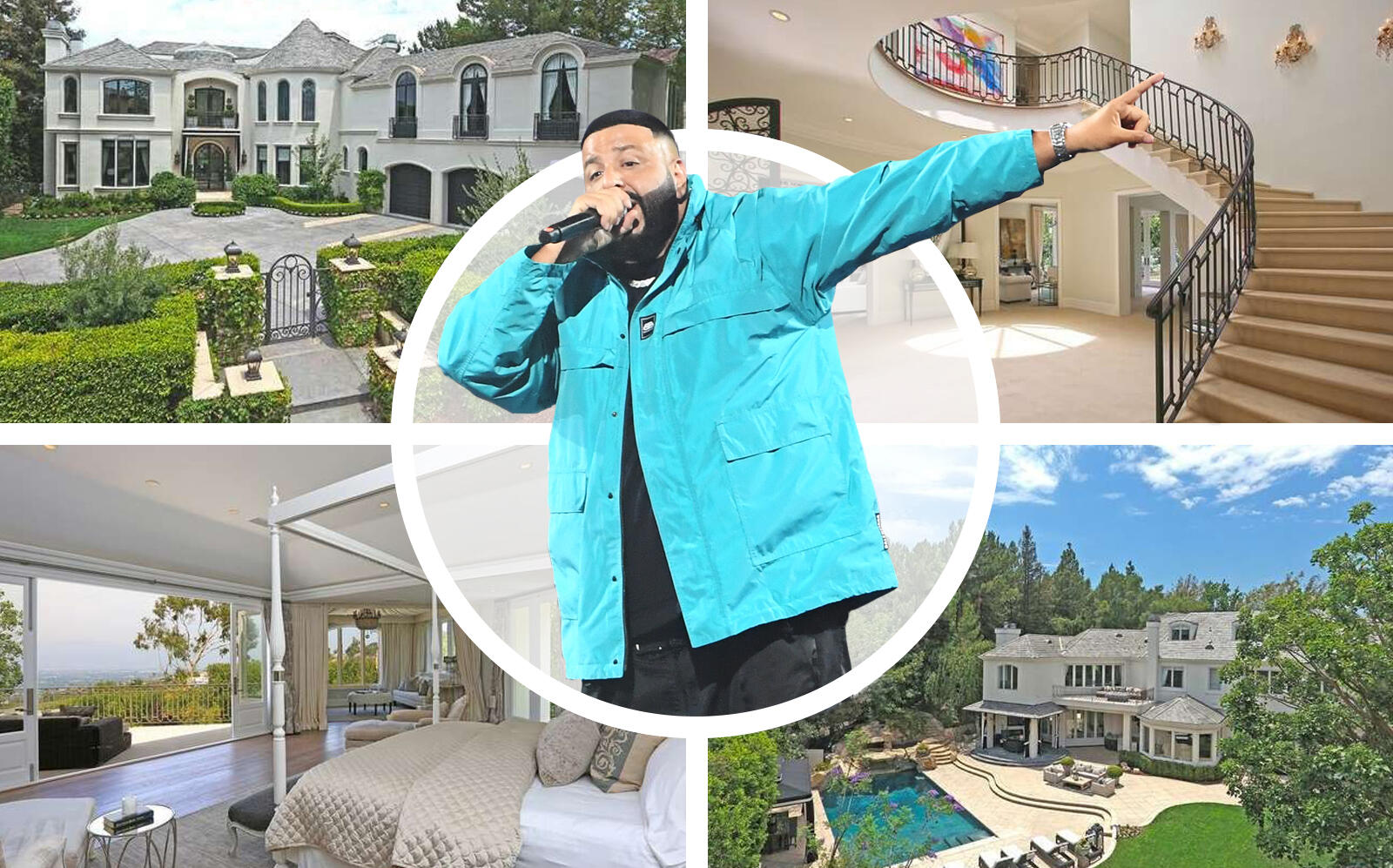 DJ Khaled's seven-bedroom Beverly Hills manse sold for over $12 million. (Getty)