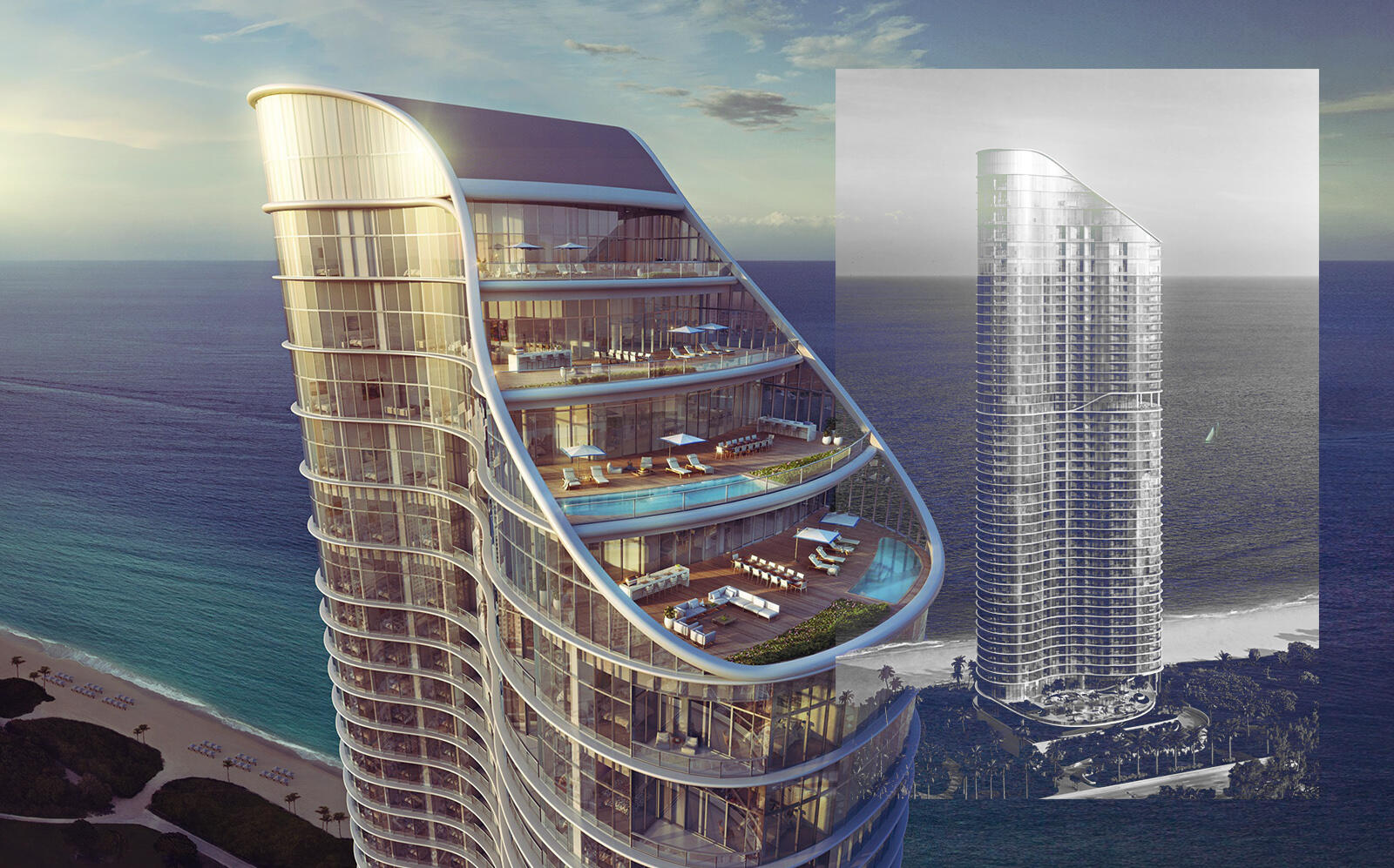 The Sunny Isles residential tower. (The Ritz-Carlton Residences)