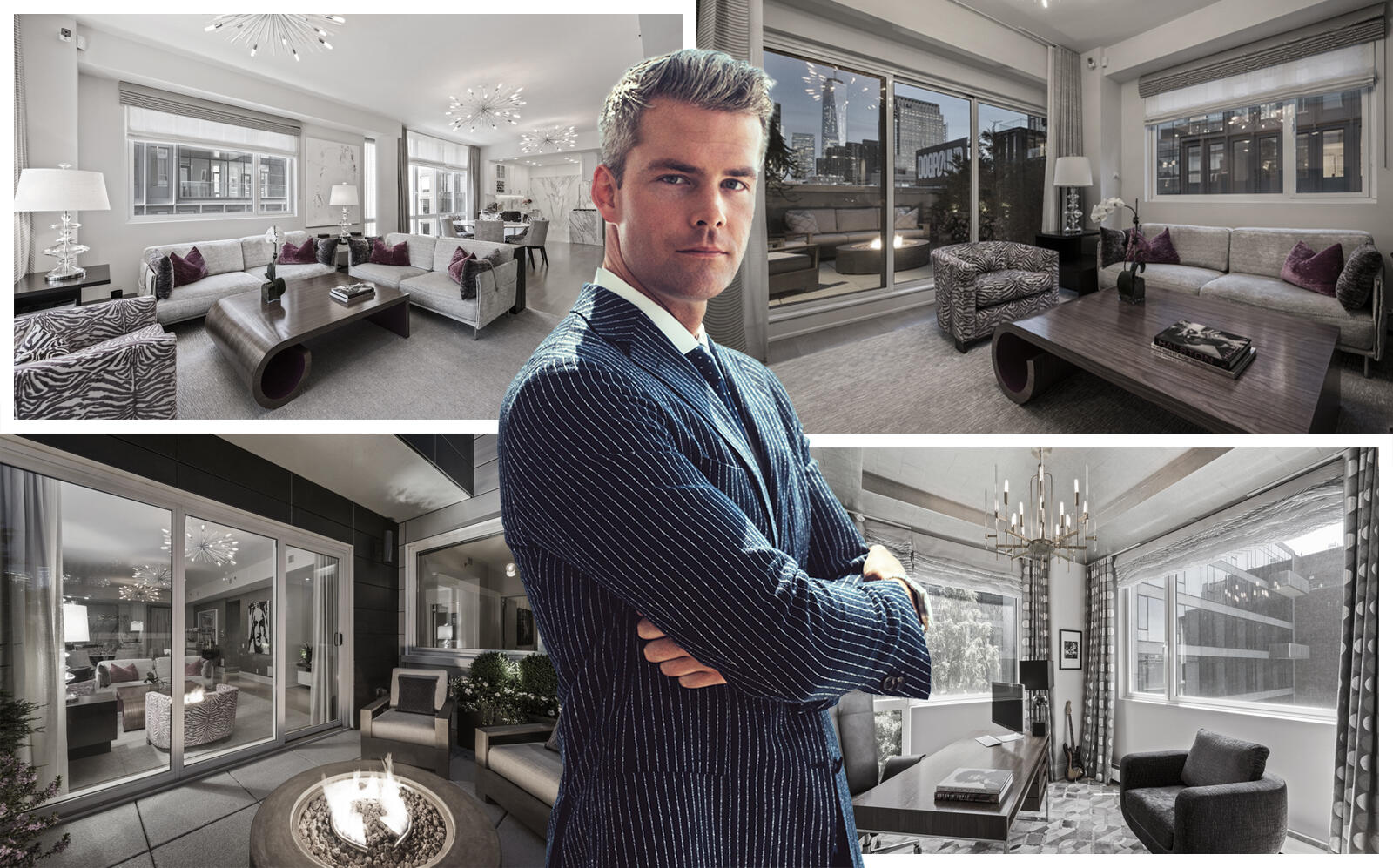 Celebrity broker Ryan Serhant is renting his Hudson Square penthouse. (Serhant)