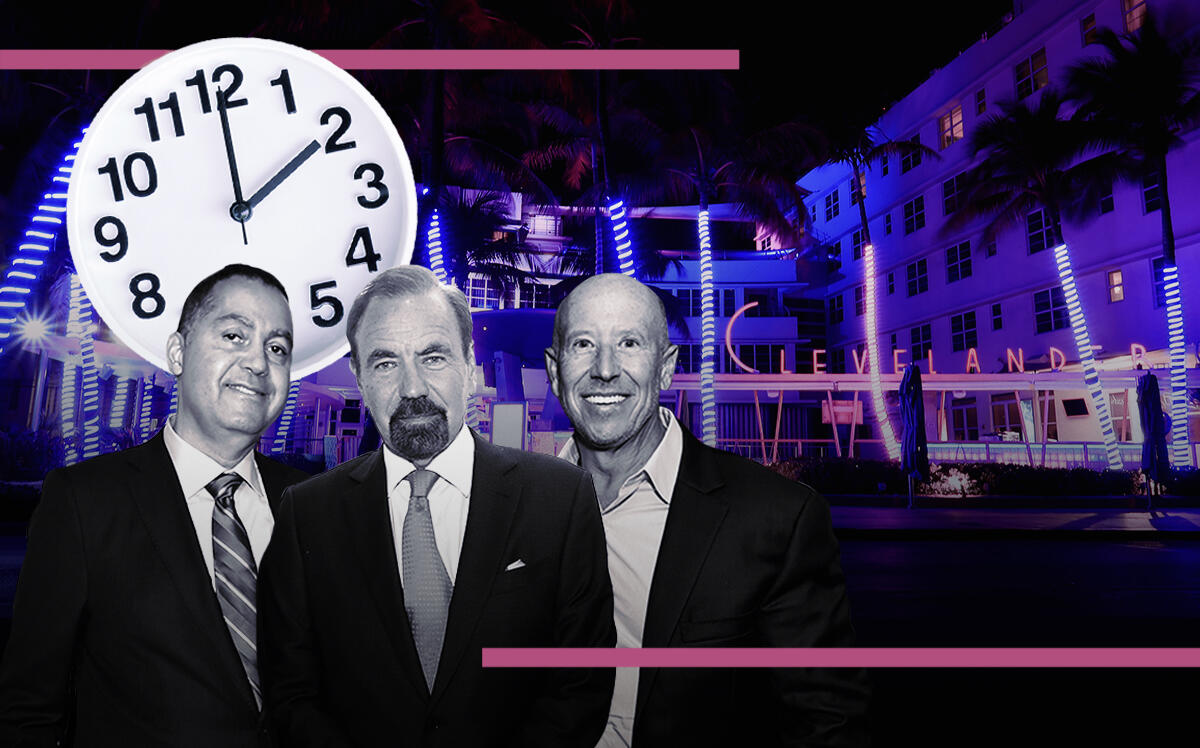 Don Peebles, Jorge Perez and Barry Sternlicht with the Clevelander hotel (Getty, iStock)