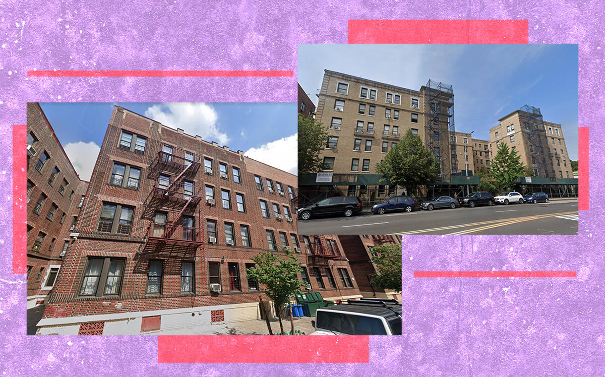 35-35 95th Street in Jackson Heights and 148-09 Northern Boulevard in Murray Hill (Google Maps)