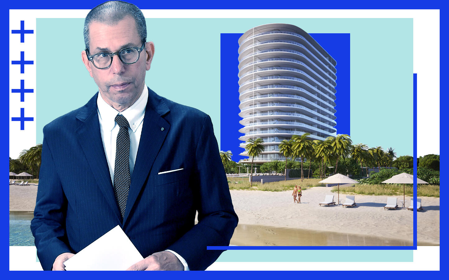 Jonathan Newhouse and Eighty Seven Park at 8701 Collins Avenue, Miami Beach (Getty, Eighty Seven Park Condo)