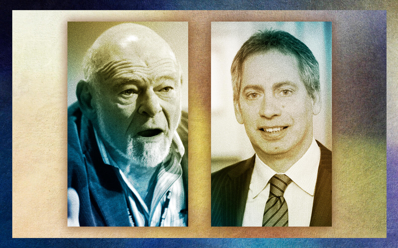 Sam Zell of Equity Commonwealth and Michael Landy of Monmouth Real Estate Investment (Getty, ACRE)