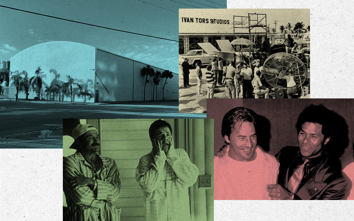 North Miami Studios and two productions, “The Birdcage” and “Miami Vice" (Getty)
