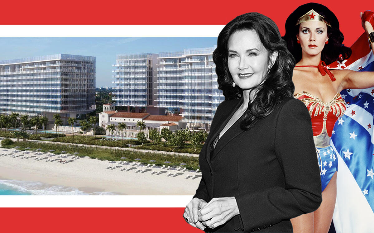 Lynda Carter and the Four Seasons Residences at The Surf Club (Getty, Four Season)