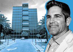 Grant Cardone and 18851 Northeast 29th Avenue in Aventura (Getty, Google Maps)