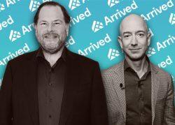 Salesforce CEO Marc Benioff and Amazon's Jeff Bezos are backing the startup (Getty, Arrived)