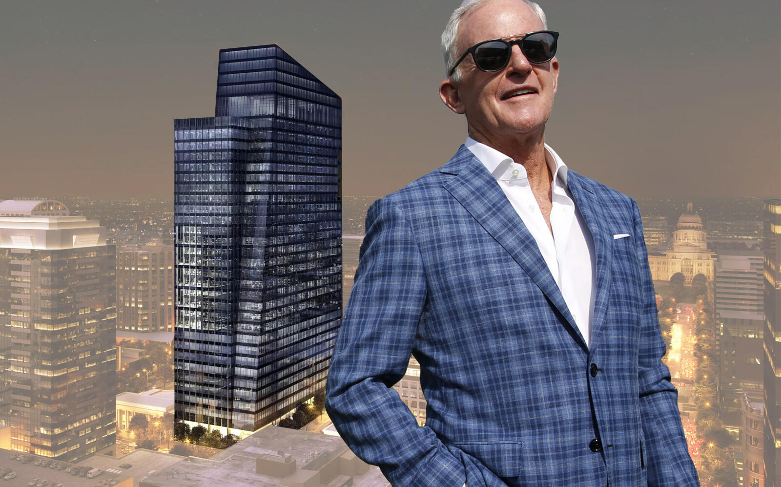 John Kilroy and the Indeed Tower (Getty, Page Southerland Page)