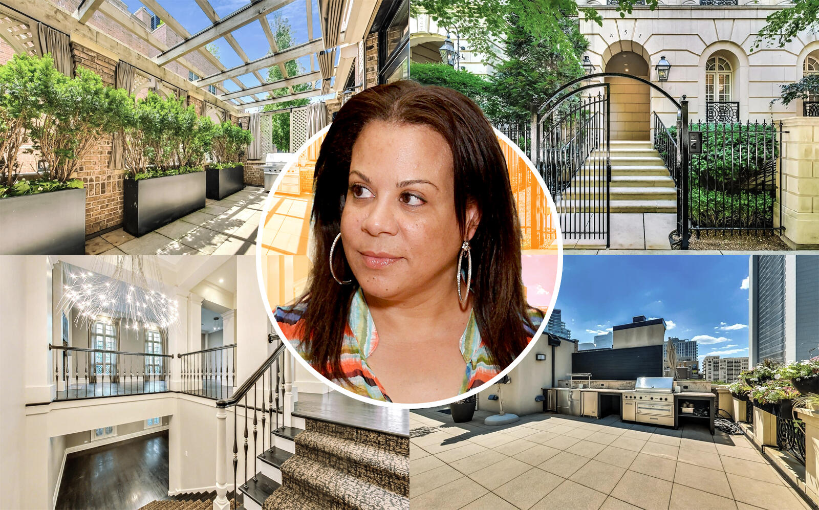 Juanita Vanoy and the Chicago Property. (Getty, @properties)