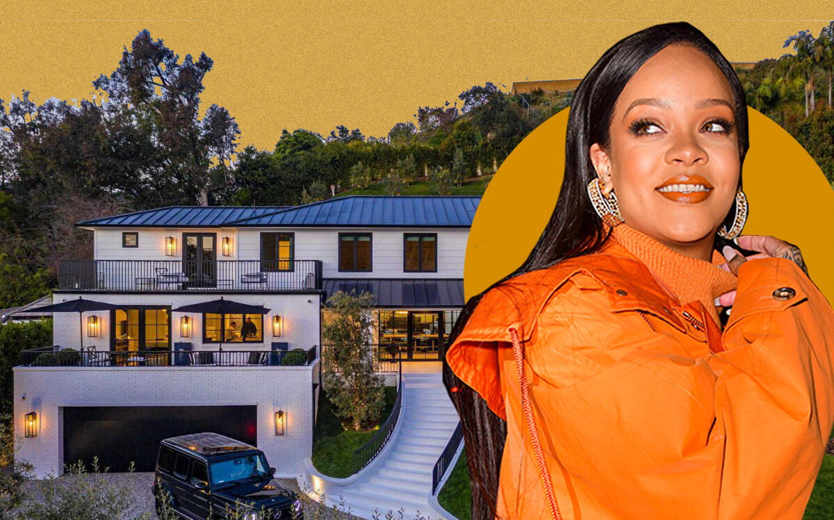 Rihanna and her Beverly Hills home (Getty)