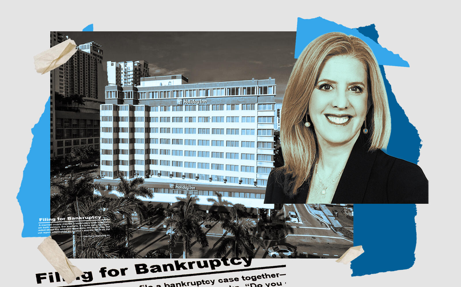 The Holiday Inn at 340 Biscayne Boulevard in Miami and attorney Linda Worton Jackson
