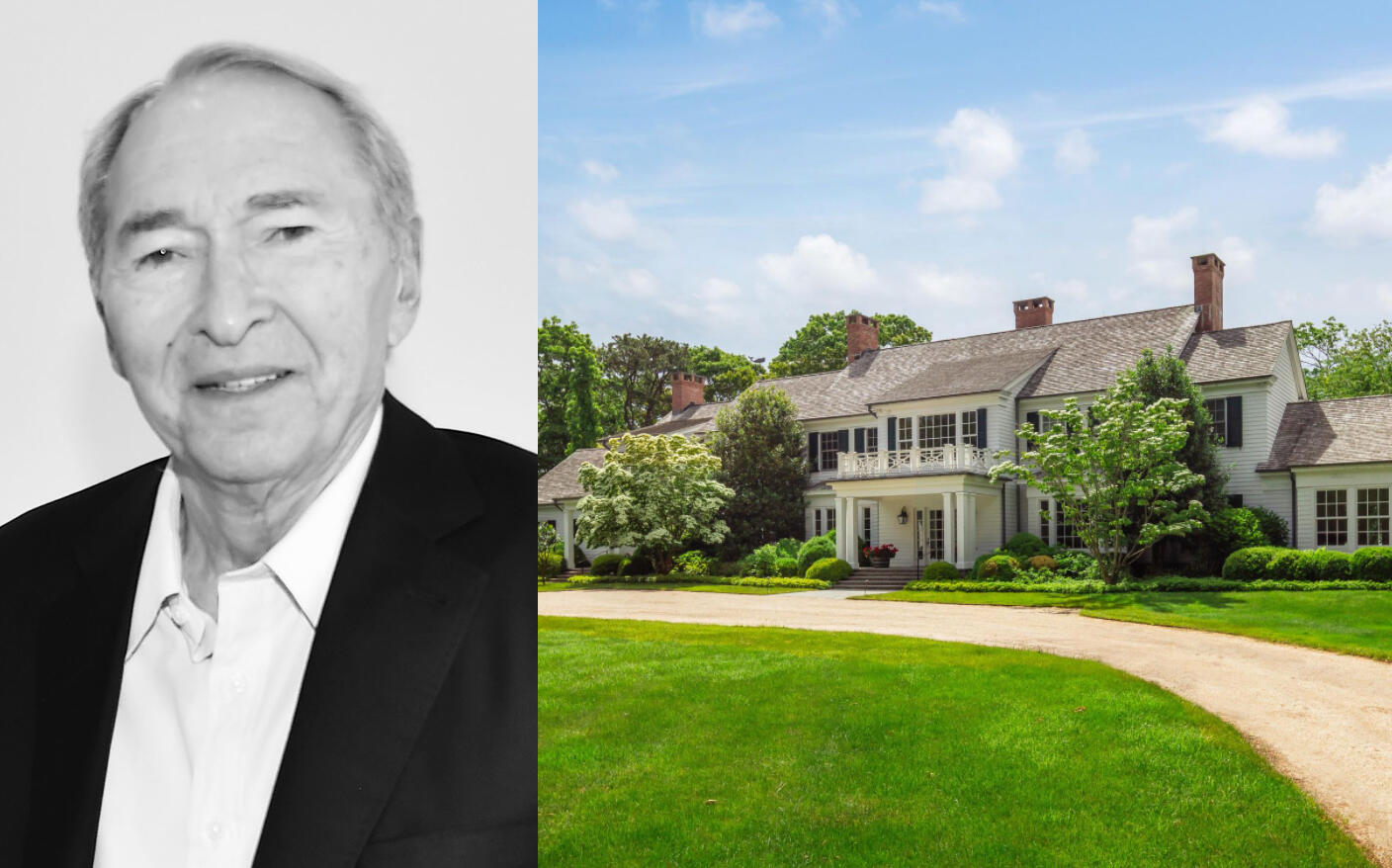 Sheldon Solow and the Wainscott estate (Getty, Out East)