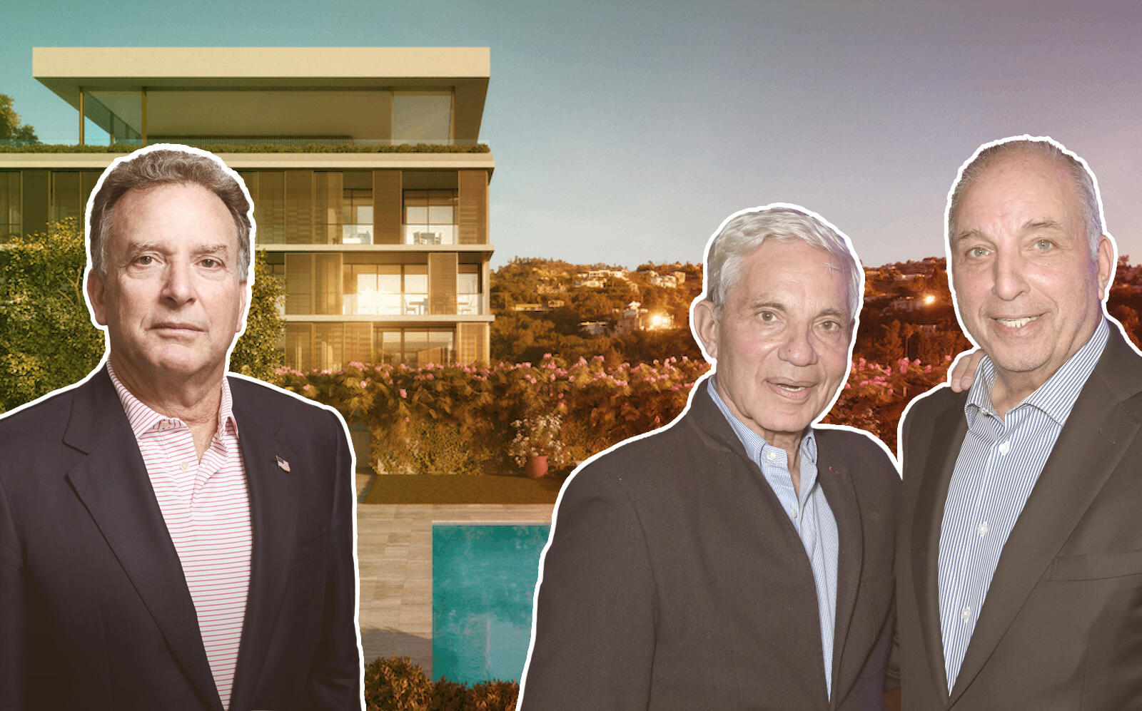 Witkoff Group CEO Steve Witkoff, Simon and David Reuben and The West Hollywood Edition (Getty, Witkoff)