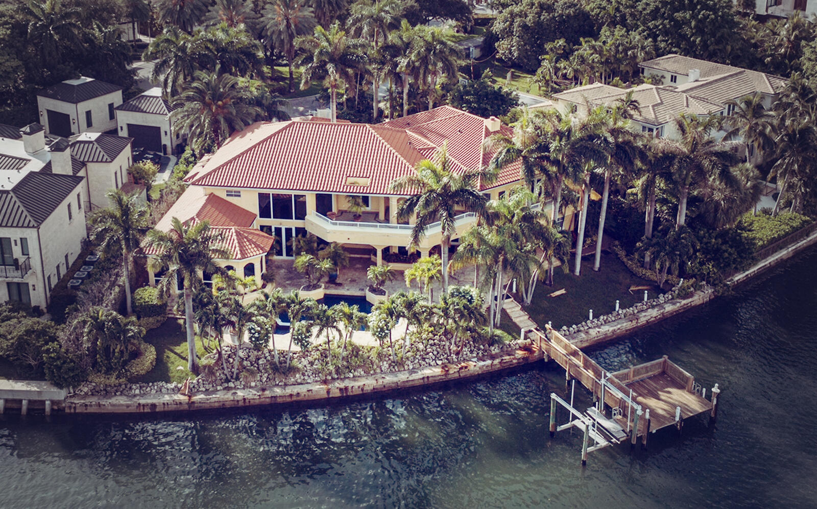 The property on Miami Beach's Allison Island (Douglas Elliman)