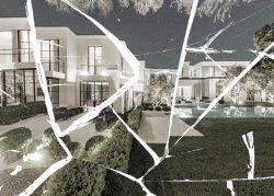 The Beverly Hills spec mansion that Ekkehart Hassels-Weiler bought in 2019. The property is full of structural defects that Hassels-Weilers alleges developers Ian Livingstone and Max Fowles-Pazdro concealed (Luca Lanzetta Group)