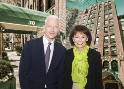 Anderson Cooper is selling the apartment of his late mother Gloria Vanderbilt (Getty, Corcoran)