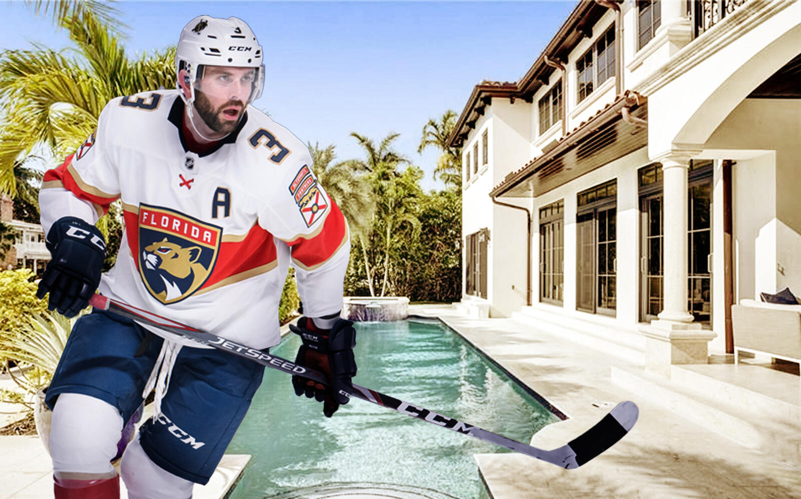 Florida Panther Keith Yandle and his Fort Lauderdale house (Getty, Compass)