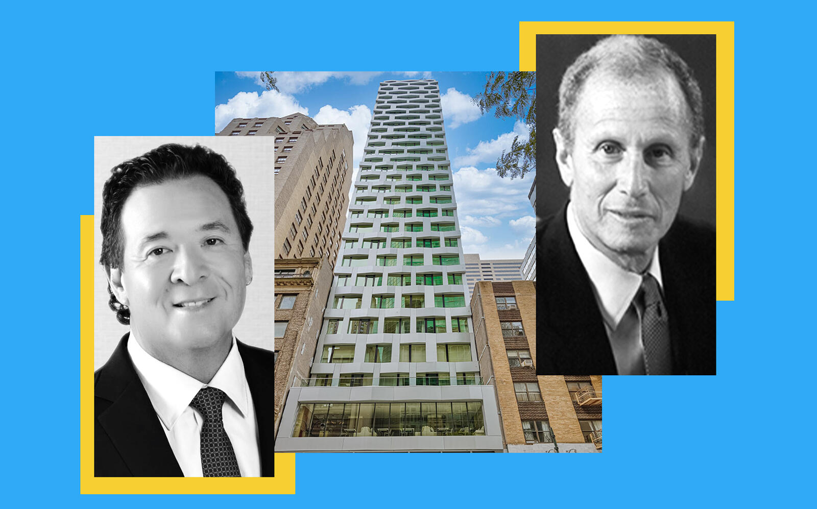 Hilton Grand CEO Mark Wang, 12 East 48th Street and Henry Silverman of 54 Madison Partners (Hilton, Rinaldi, 54 Madison)