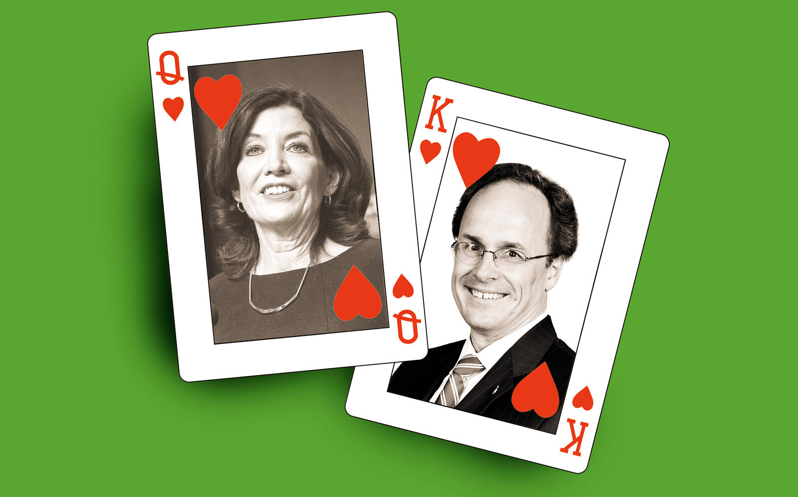 Kathy Hochul and William Hochul (Getty, Department of Justice/Wikimedia, iStock)