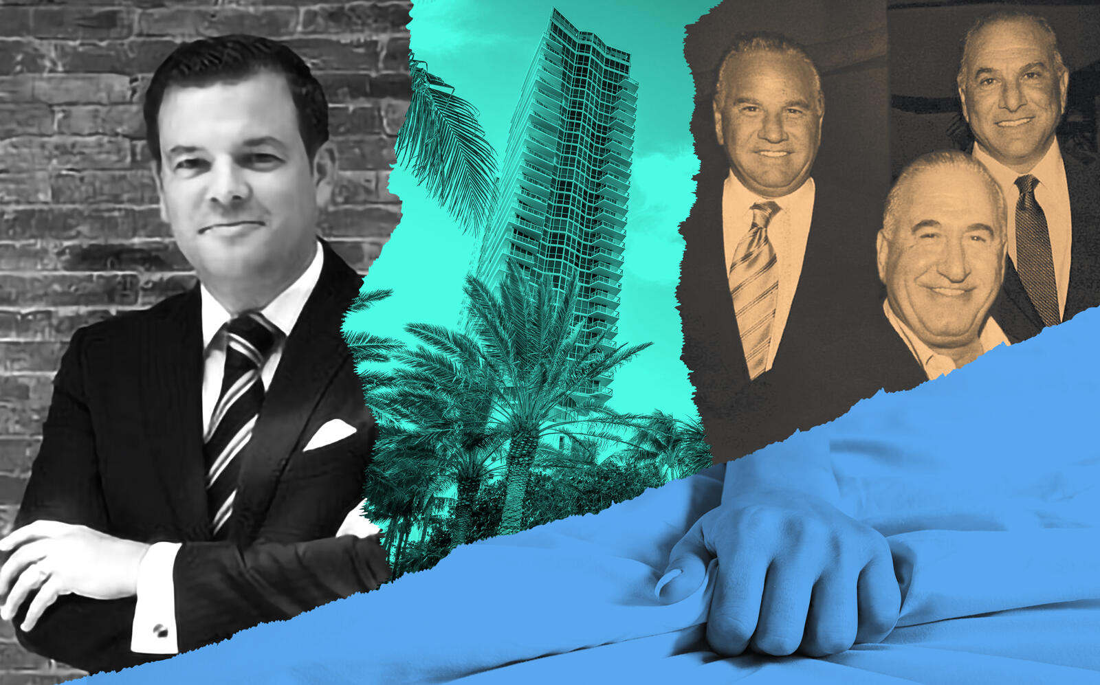 Alex Furrer, Setai Miami Beach and owners Joe, Ralph and Avi Nakash. (Miami Beach Chamber of Commerce, iStock, Setai)