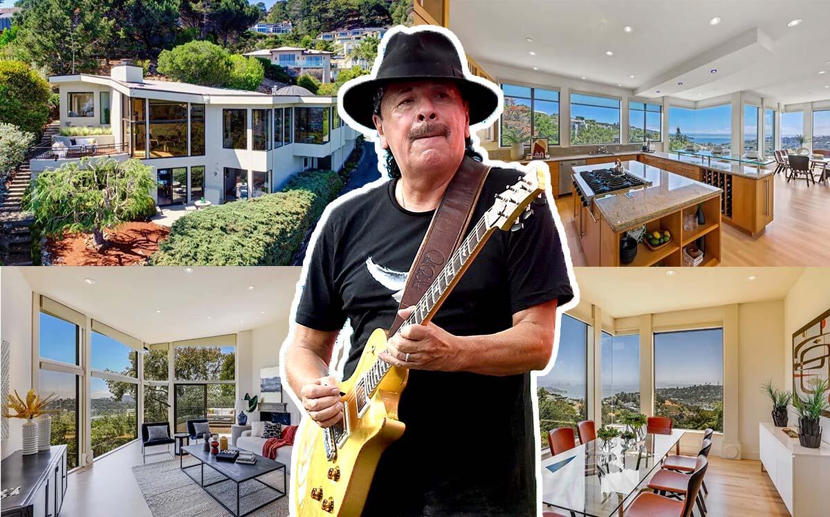 Carlos Santana asking $6M for Tiburon home with "acoustical dome"