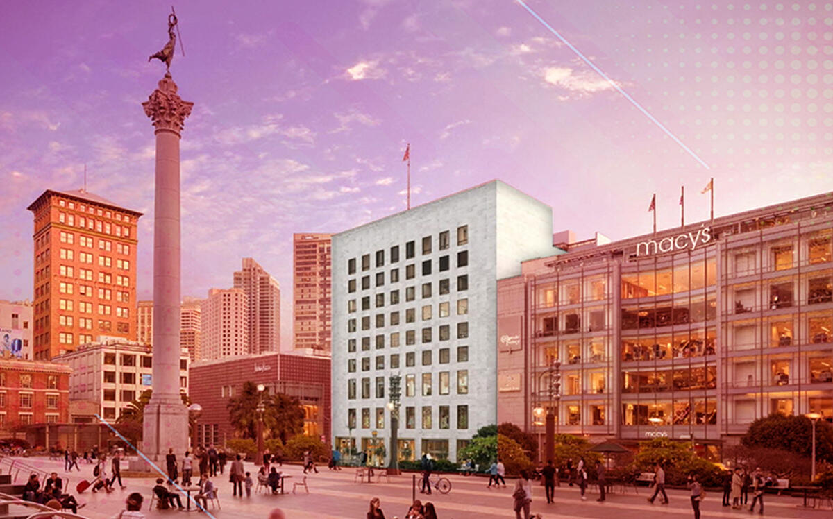 Renderings Show Renovation for 233 Geary Street, Union Square, San