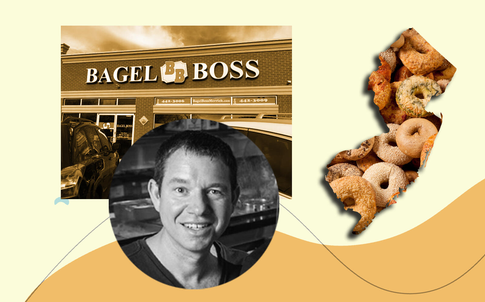 Bagel Boss CEO Andrew Hazen (iStock, TripAdvisor, Bagel Boss)