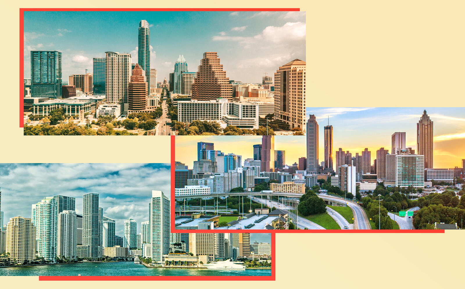 Total investment for the past four quarters in South Florida, Austin and Atlanta increased by 18.7 percent. (iStock)