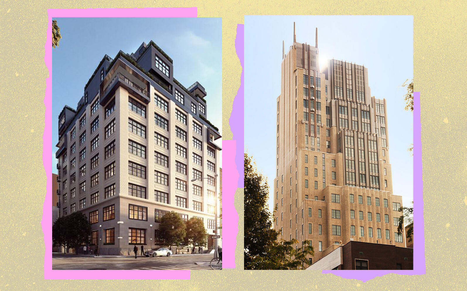 90 Morton Street and 212 West 18th Street (Photos via 90MortonSt and JDS)