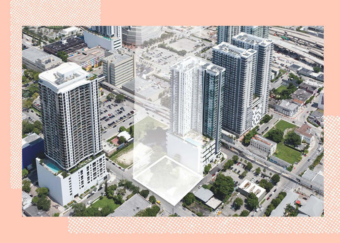 The land at 1550 NE Miami Place in Miami (Courtesy of Colliers South Florida)