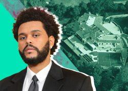 The Weeknd and the 33,000-square-foot Bel Air mansion (Getty, Google Maps)