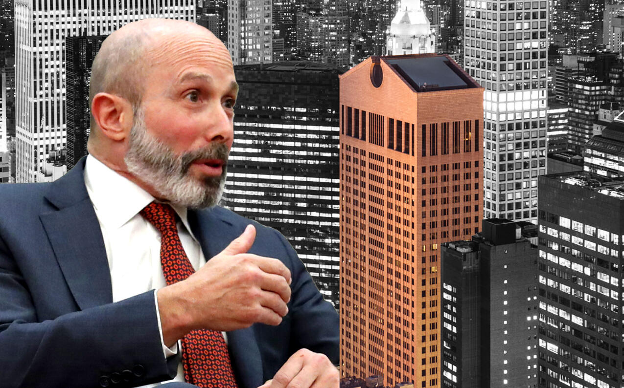 550 Madison Avenue and Chubb Group CEO Evan Greenberg (Getty, 550 Madison)