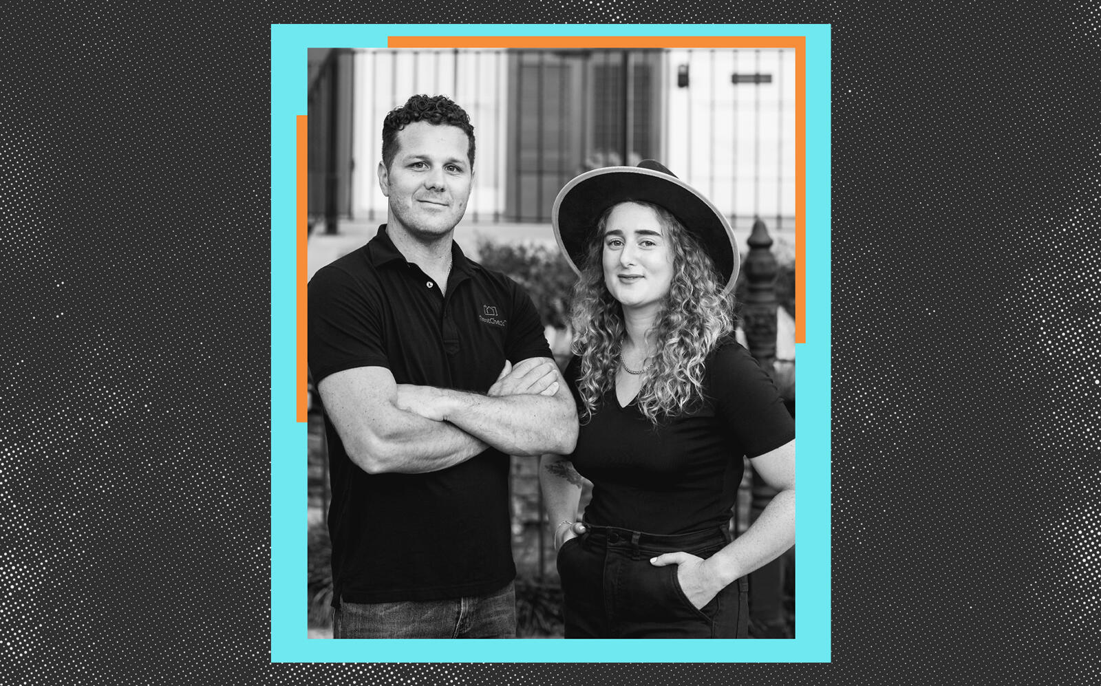 RentCheck co-founders Marco Nelson and Lydia Winkler (Photo via RentCheck)
