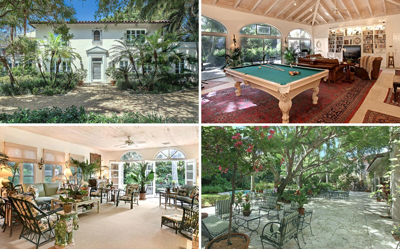 The five bedroom Palm Beach mansion (Realtor via Douglas Elliman)