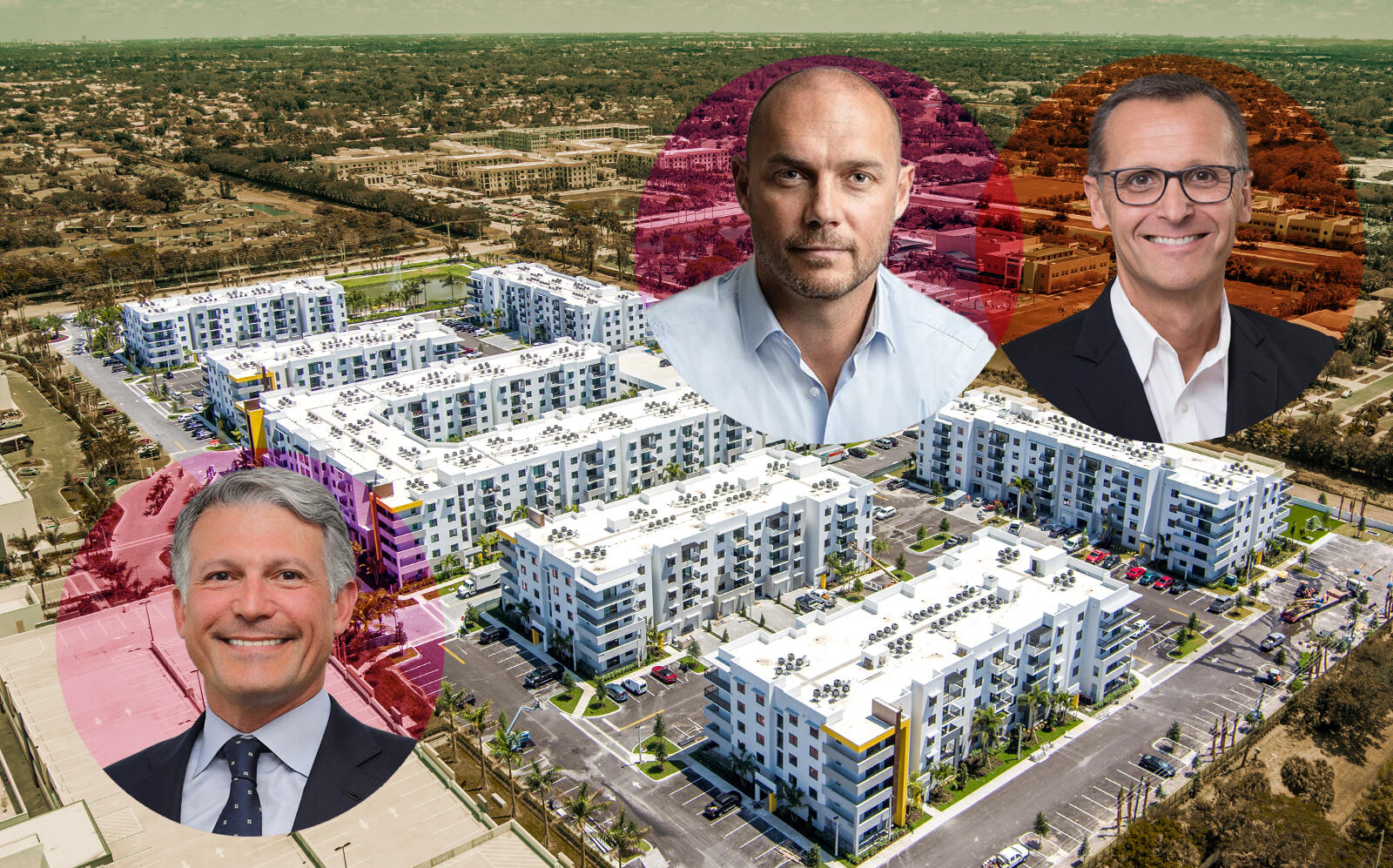 The Residences at Uptown Boca with Cortland CEO Steven DeFrancis and the sellers Alexander Rosemurgy and Rick Giles