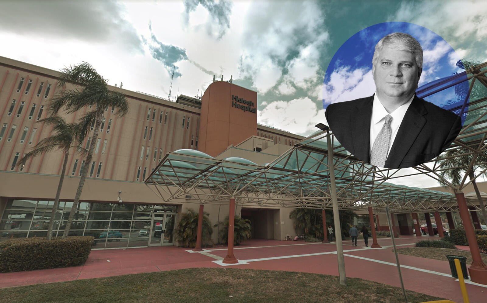Medical Properties Trust CEO Edward K. Aldag, Jr. with Hialeah Hospital (Google Maps)