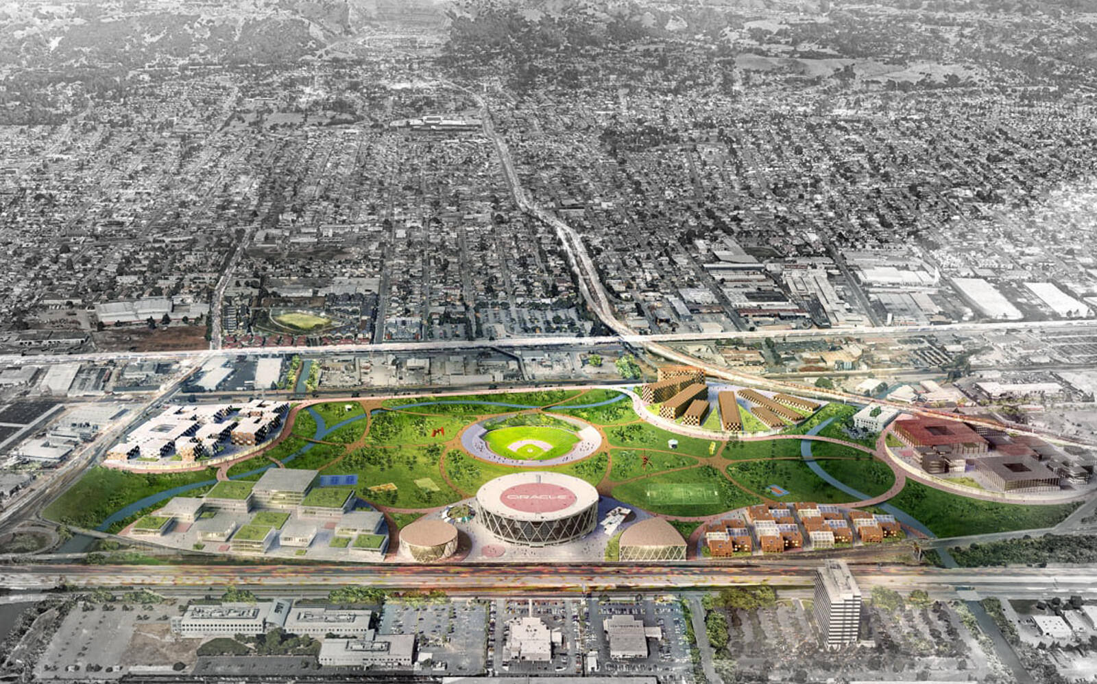 The Oakland Coliseum redevelopment plan (MLB)