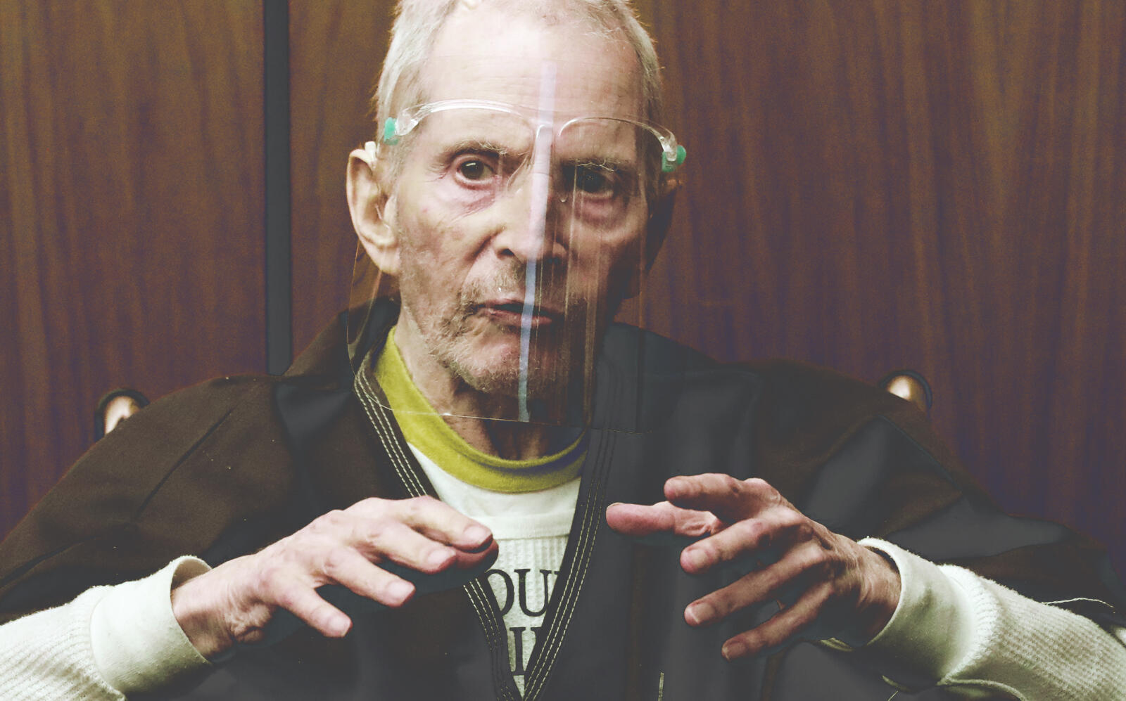 Robert Durst testifying on August 9th (Getty)