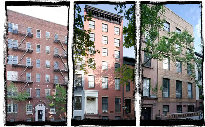 From left: 89 Hicks Street, 18 Sidney Place and 144 Willow Street (StreetEasy)