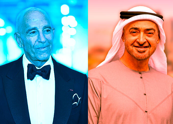 Tom Barrack's influence campaign reportedly steered by UAE Royals