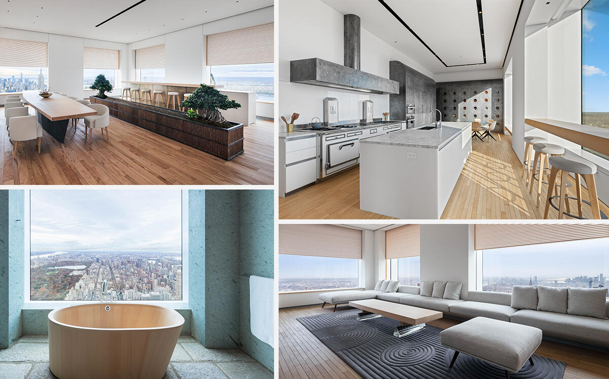 Art collectors’ Sugimoto-curated 432 Park penthouse listed for $135M