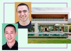 Christopher Coudron and Benjamin Ling with 135 Palm Avenue in Miami Beach (Bling, LinkedIn, Jeff Miller, One Sotheby’s International Realty)