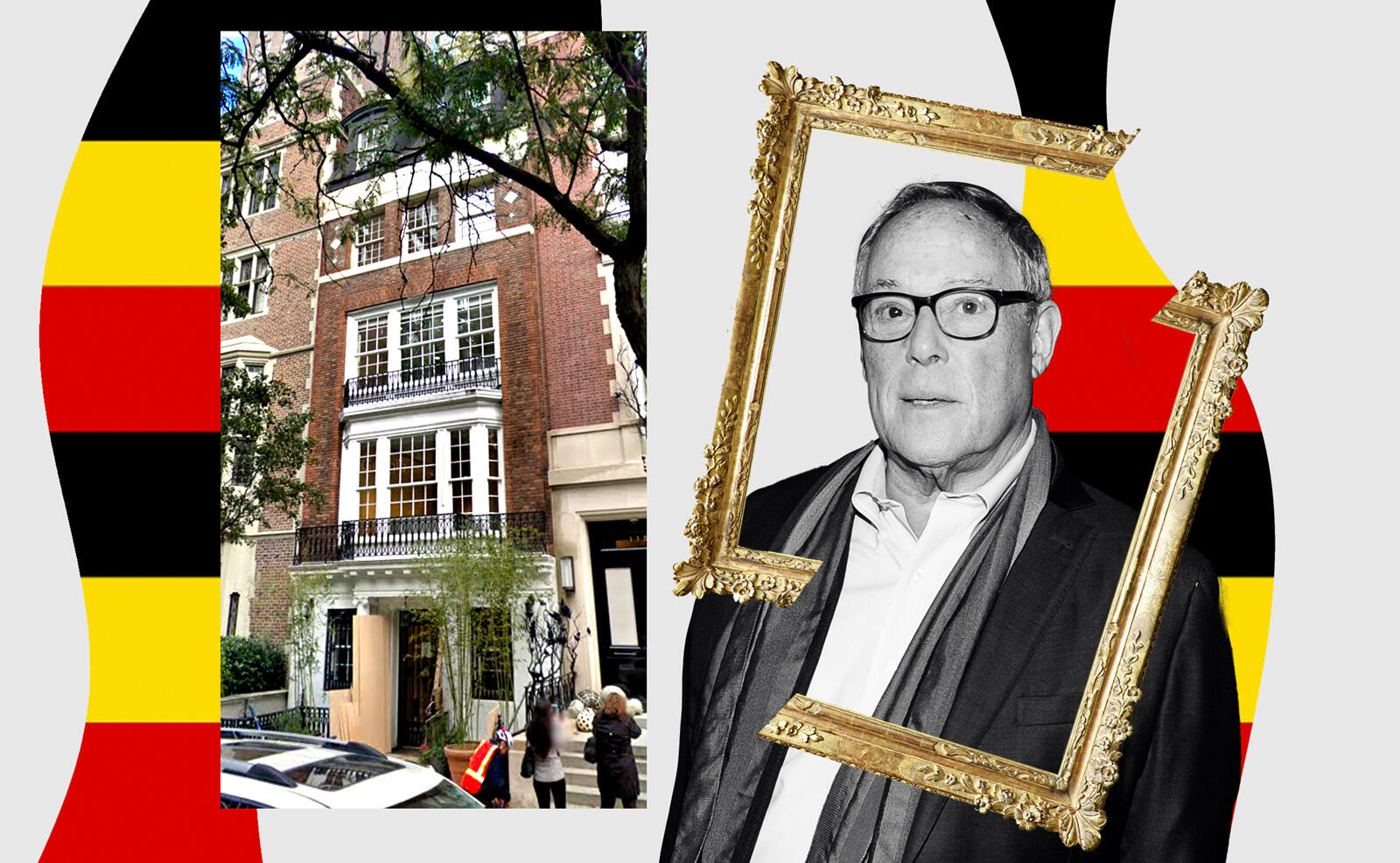 Asher Edelman and 111 East 70th Street (Getty, Google Maps, iStock)