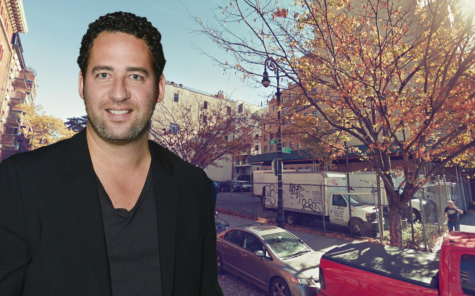 Aurora Capital President and Principal Jared Epstein with the Jane Street location (Google Maps, Getty)