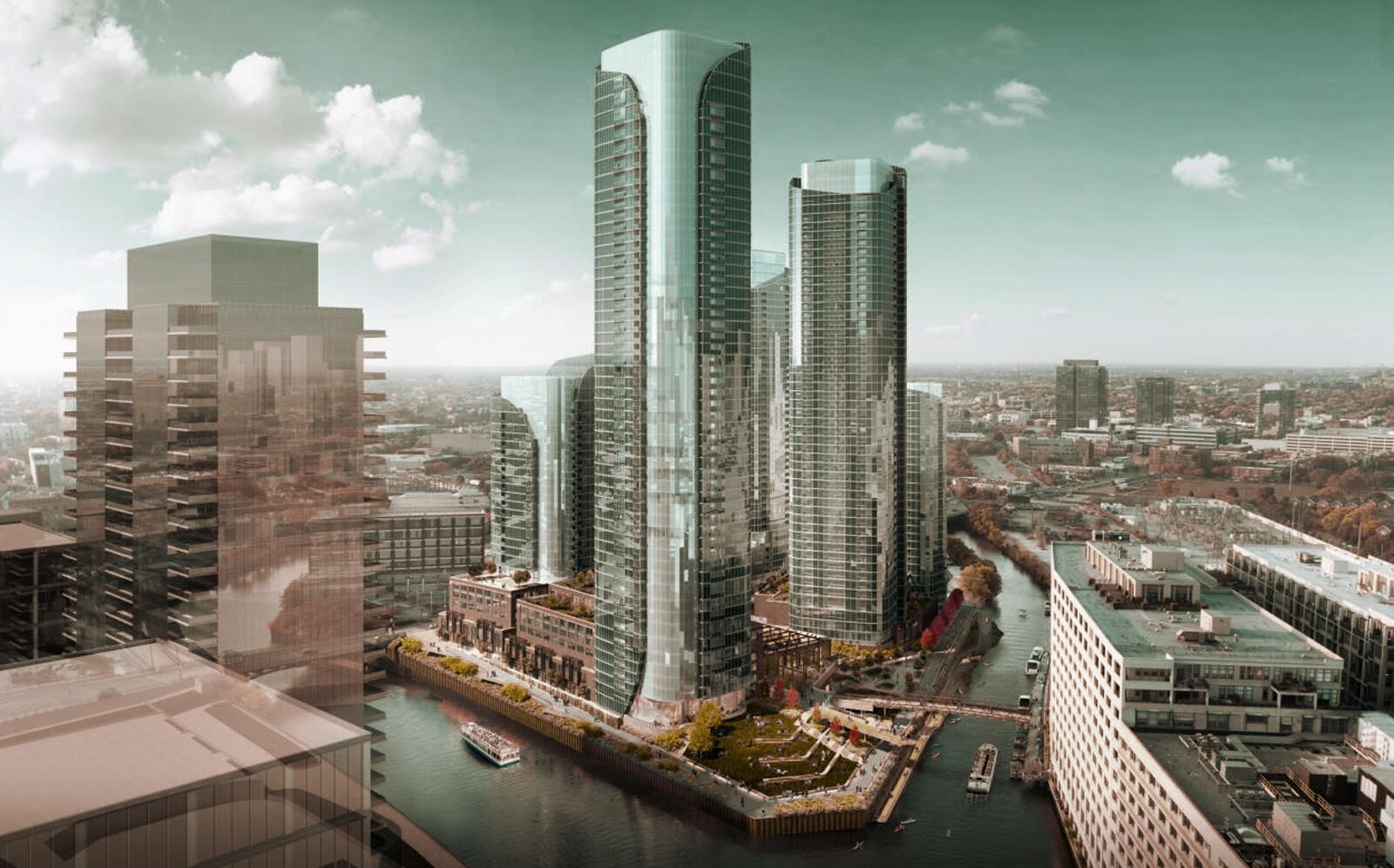 Renderings of the planned developments (Chicago Department of Planning and Development)