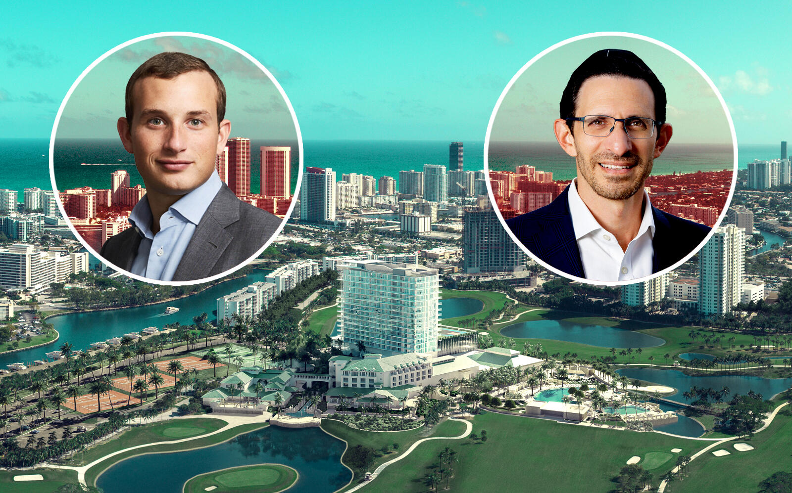 Alex Witkoff, Ari Pearl and the Diplomat in Hallandale Beach (Witkoff, Pearl Property Group)