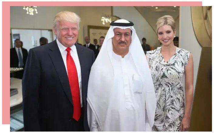 Donald Trump, Hussain Sajwani and Ivanka Trump (Damac)