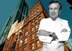Daniel Boulud and the Beekman Hotel (Getty, GKV Architects)