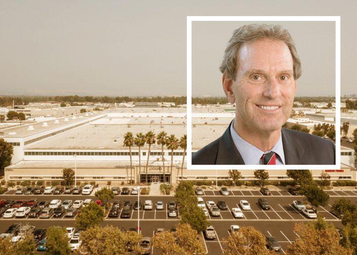 CenterPoint Properties CEO Bob Chapman and one of the industrial properties (LoopNet, CenterPoint)